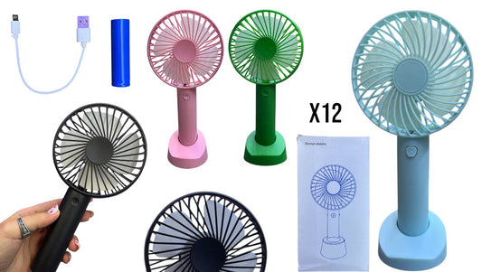 VENTILADOR COLORES (22CM)