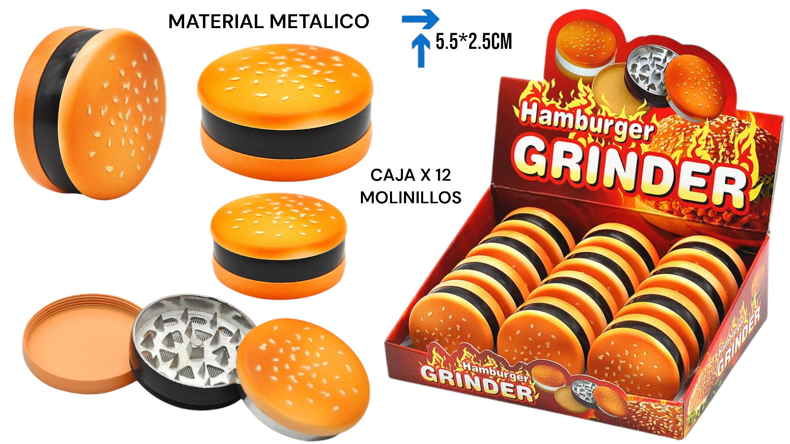 RASCADOR METAL HAMBURGER