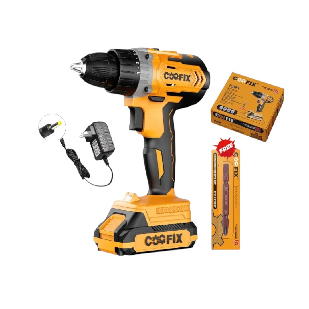 TALADRO DE IMPACTO INALAMBRICO COOFIX