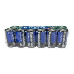 Paquete de pilas Panasonic Ultra Hyper tipo D de 1,5 V, presentación de 12 unidades.