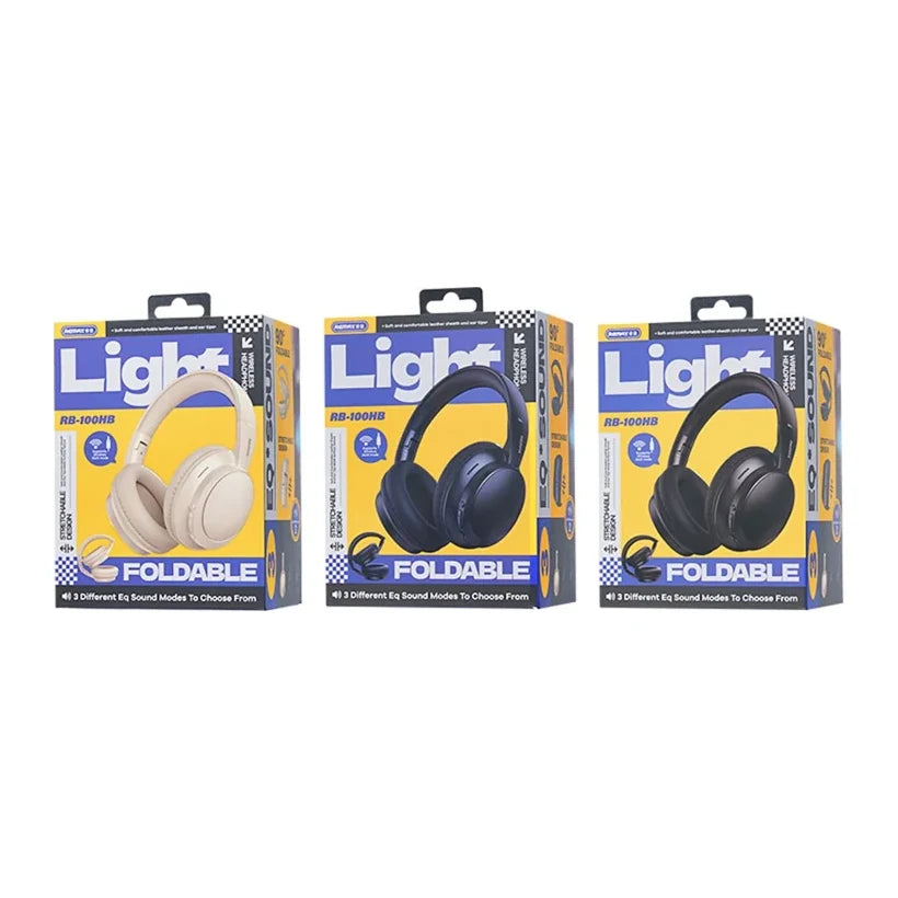 REMAX AUDIFONO DIADEMA RB-100HB — SKU RB-100HB — Empaque original