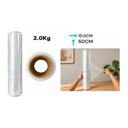 CINTA STRECH FILM TRANSPARENTE 50CM — SKU 50CM — Imagen de referencia del catalogo