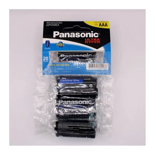 PILA PANASONIC AAA TIRA X 10 PARES