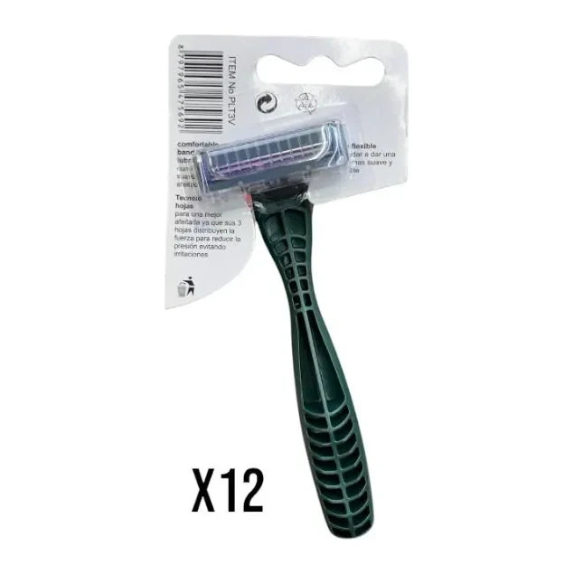 MAQUINA AFEITAR OPTIMUS VERDE 3H — SKU PLT3V — Vista frontal