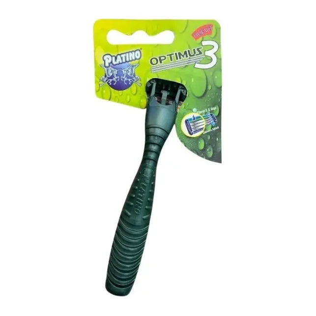 MAQUINA AFEITAR OPTIMUS VERDE 3H — SKU PLT3V — Vista posterior