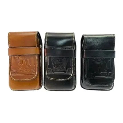 ESTUCHE CUERO GALAXY GRANDE 6-1/4" — SKU EST-4 — Colores y frentes