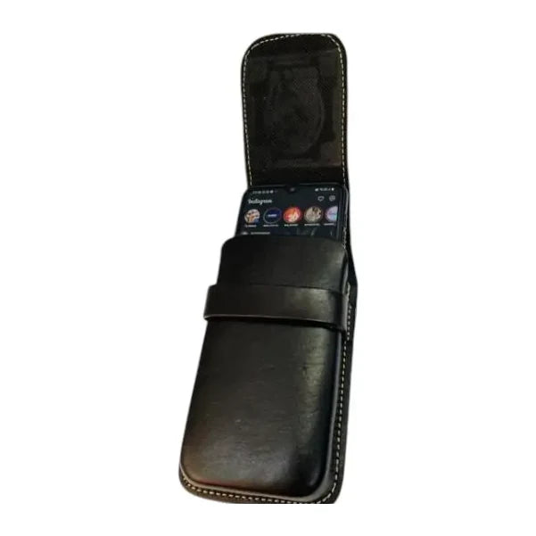 ESTUCHE CUERO GALAXY GRANDE 6-1/4" — SKU EST-4 — Vista abierta