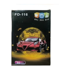 Empaque FD-116 con encendedor metalizado, vista frontal