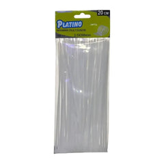 AMARRAS PLASTI BLANCA (2.5X200)(HL23109) — SKU BK-1671 — Empaque real de 100 amarres de 2,5 por 200 mm