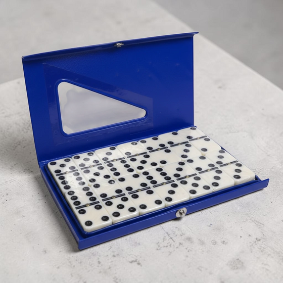 JUEGO DOMINO 8MM BLANCO