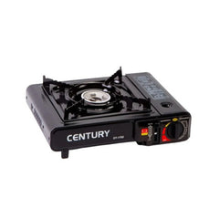 Estufa portátil de camping Century DT-1792 de un quemador, vista frontal