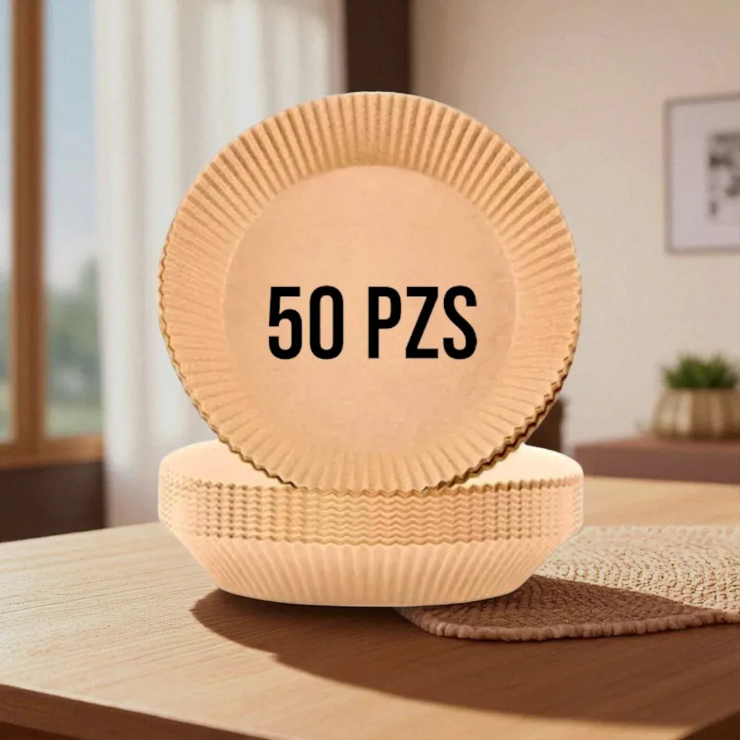 Bandejas desechables AM-1104; la imagen indica paquete de 50 piezas.
