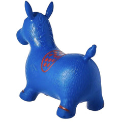 Vista lateral del burro inflable azul CH20345.