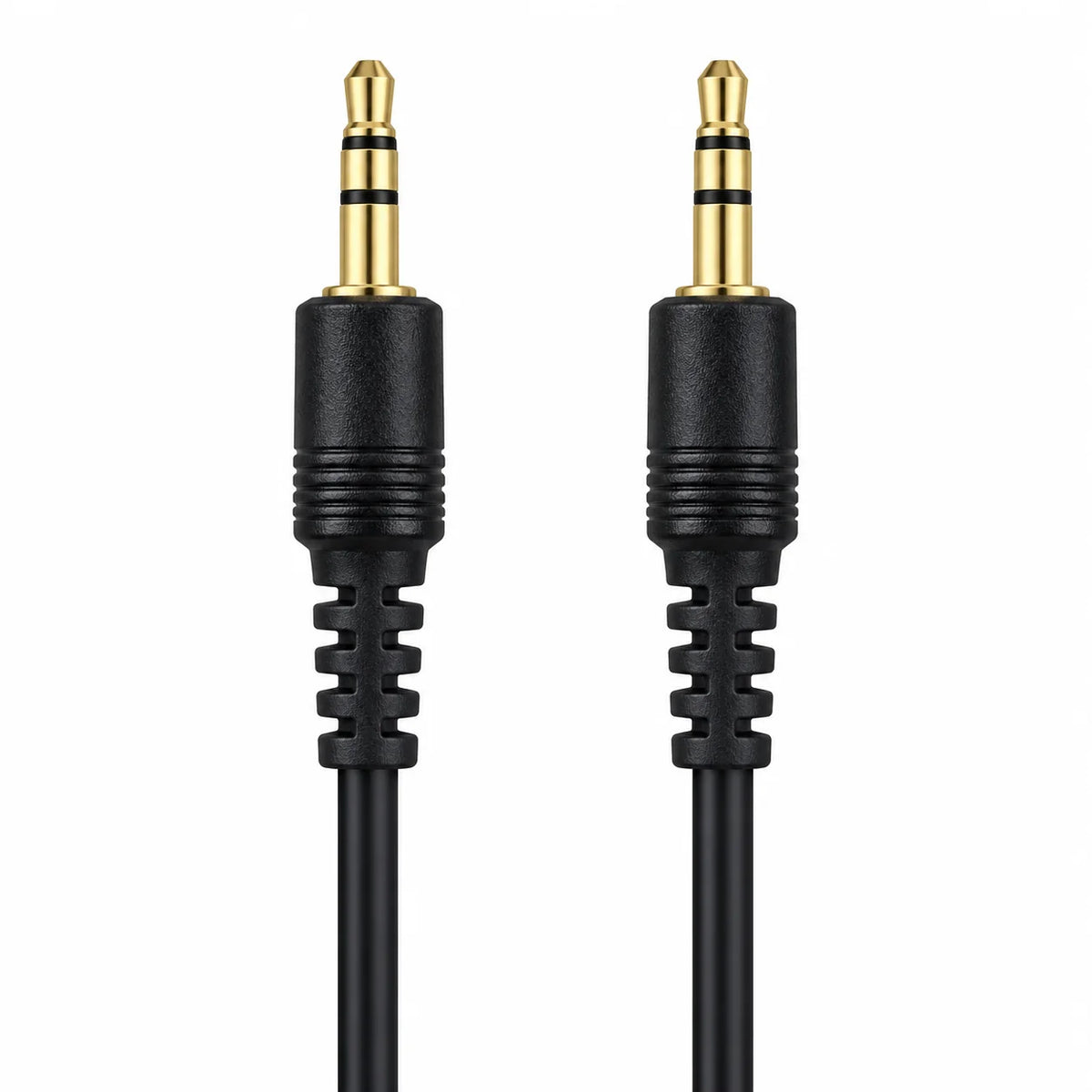 Ilustración de detalle de los dos conectores plug macho de 3,5 mm del cable H740-1.5D.