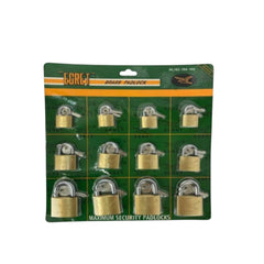Tarjeta exhibidora Egret con candados de 30, 40 y 50 mm; el modelo de 30 mm corresponde al SKU HL163.