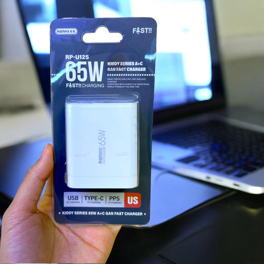 CARGADOR P-CELULAR 65W CARGA RAPIDA