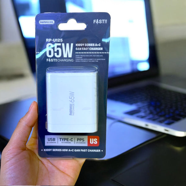 CARGADOR P-CELULAR 65W CARGA RAPIDA