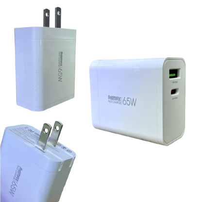 CARGADOR P-CELULAR 65W CARGA RAPIDA