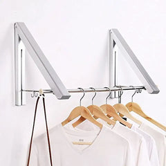 Detalle del tendedero plegable del combo para secar ropa.