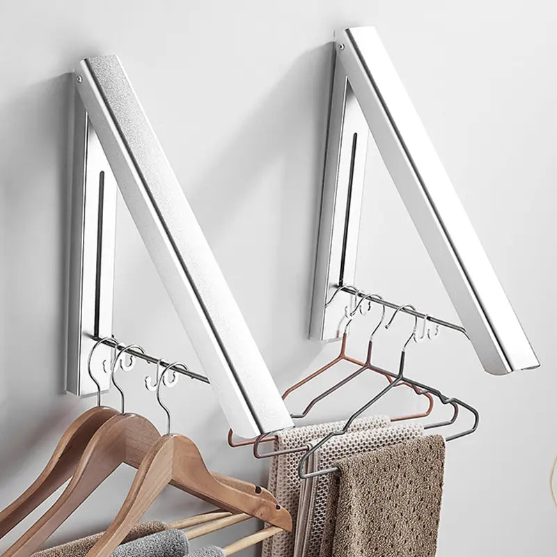 Medidas y configuración del tendedero para ropa del combo.