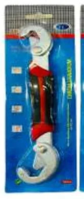 Empaque blíster de la llave universal Diesel Tools DT020038 con mango negro y rojo