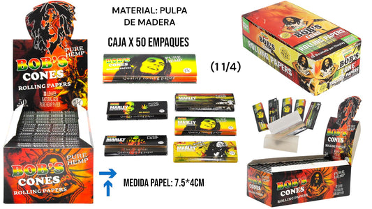PAPEL BOB MARLEY (AC02) (50)