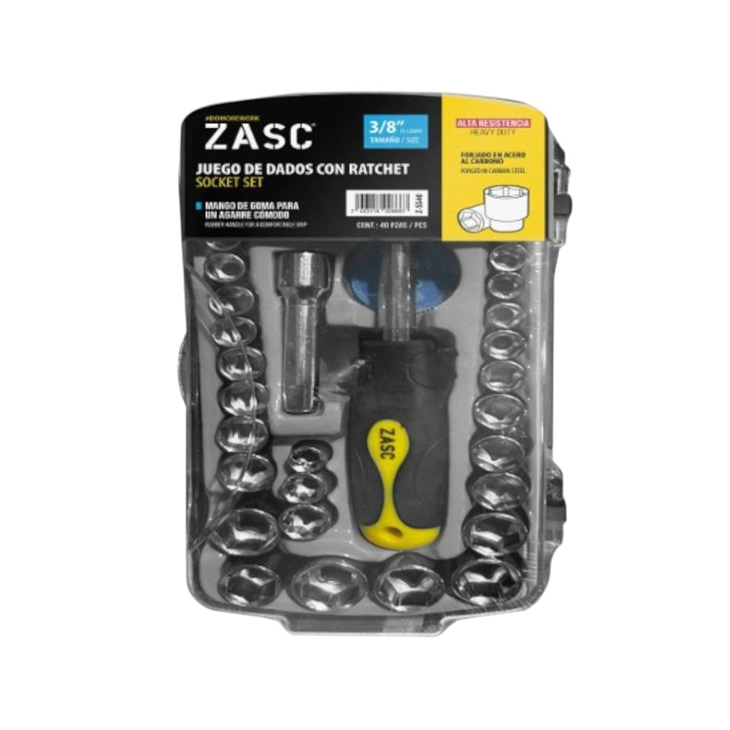 JUEGO DE RATCHES ZACS 40PZ