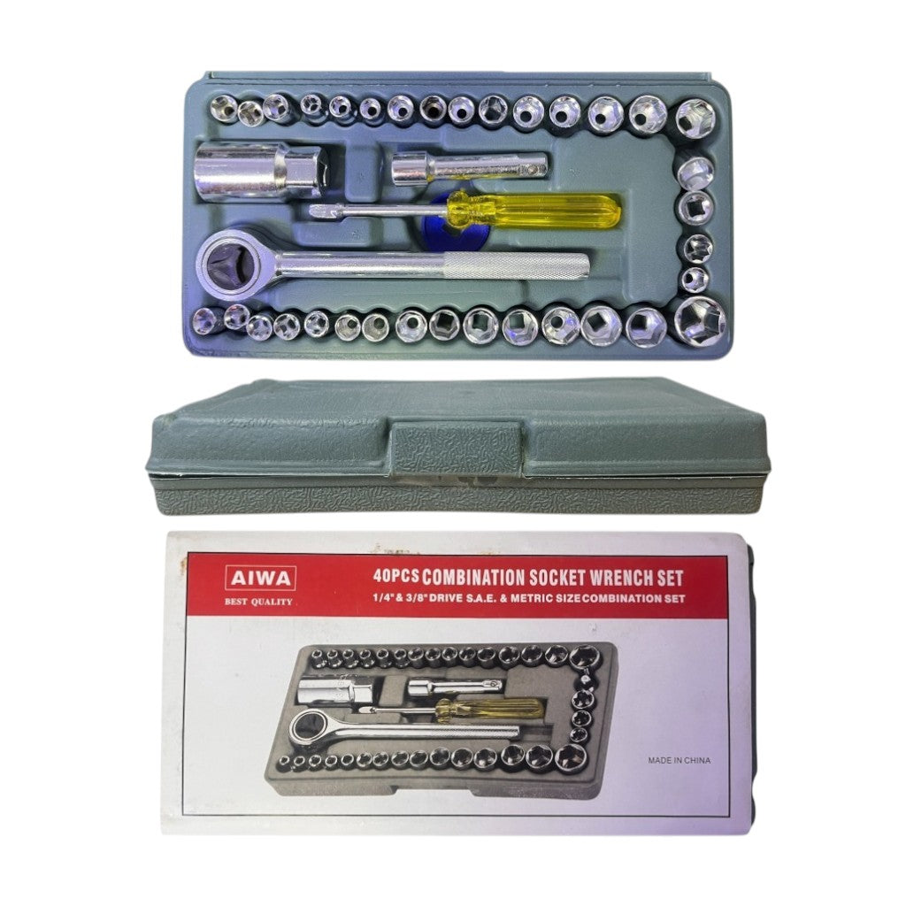 JUEGO DE RACHET USA 40PC