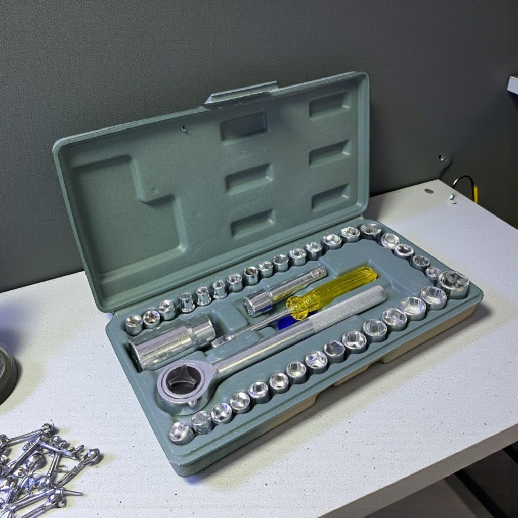 JUEGO DE RACHET USA 40PC