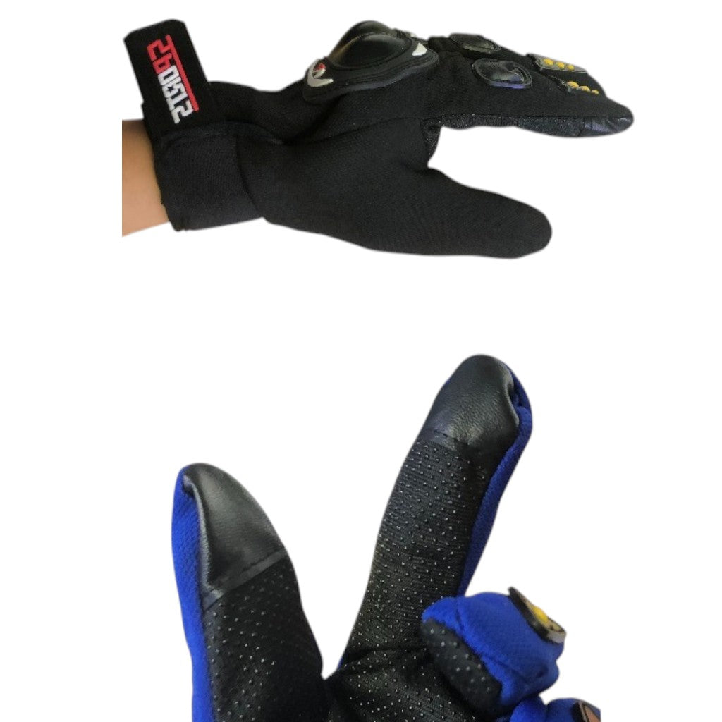 GUANTE MOTO LARGO PROTECCIONES