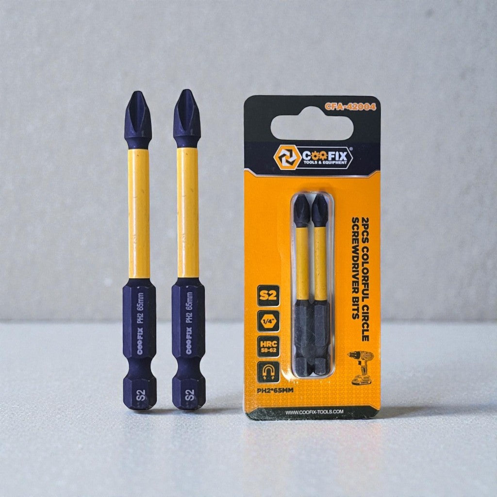 KIT PUNTA DESTORNILLADOR X2 1/4