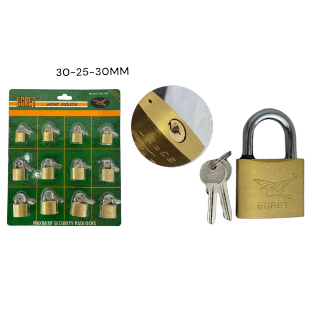 CANDADO EGRET ENCARTONADO (20/25/30)