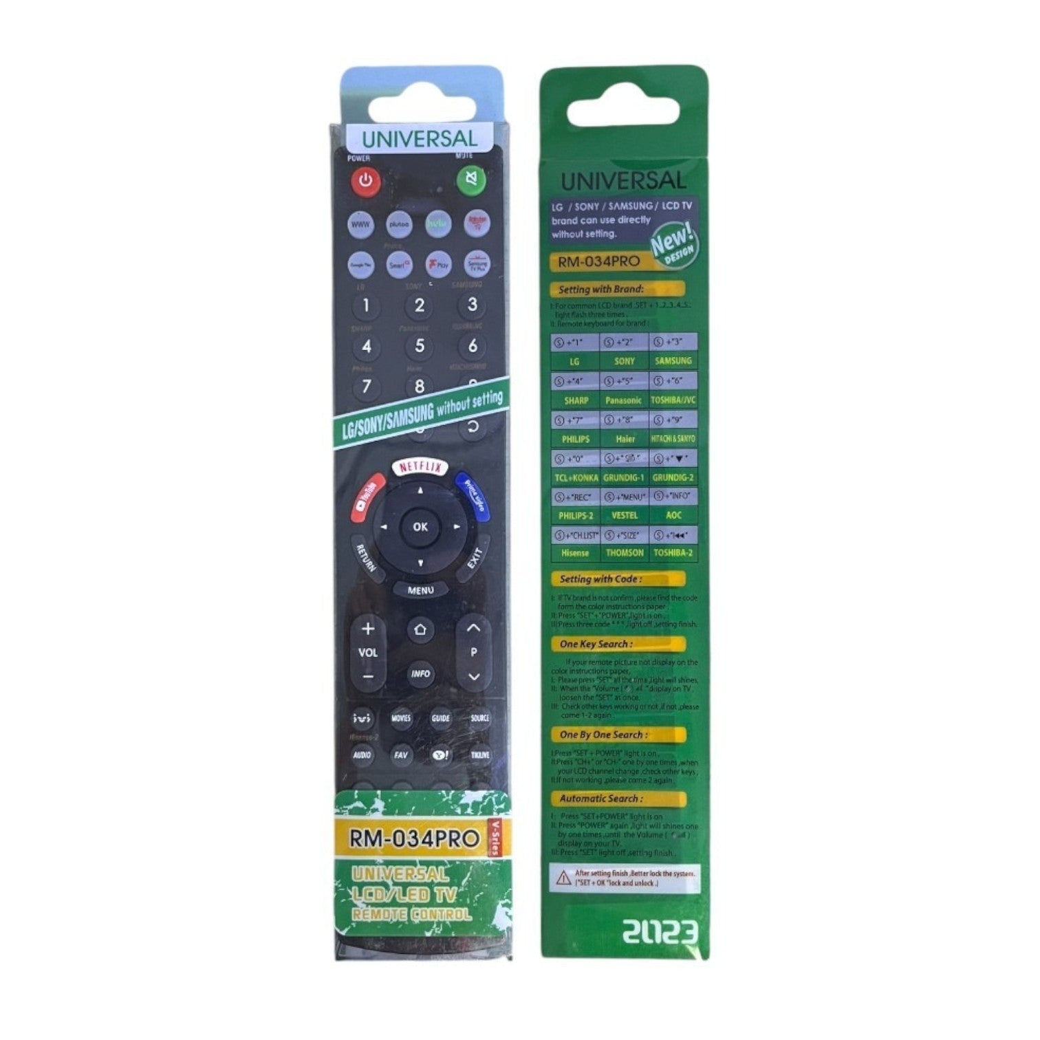 CONTROL UNIVERSAL PRO PLTC