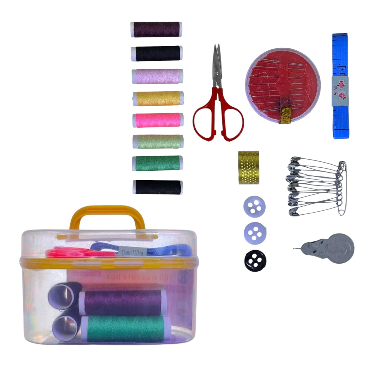 SET AGUJA CINTA TIJERA HILO