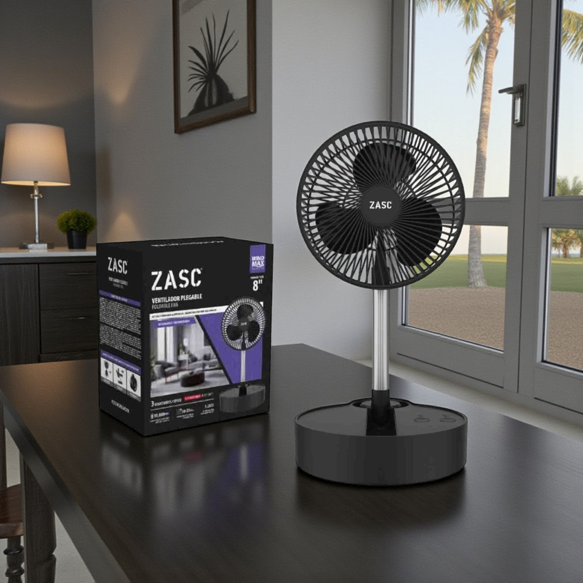 VENTILADOR 8" ZAGS ALTURA AJUSTABLE