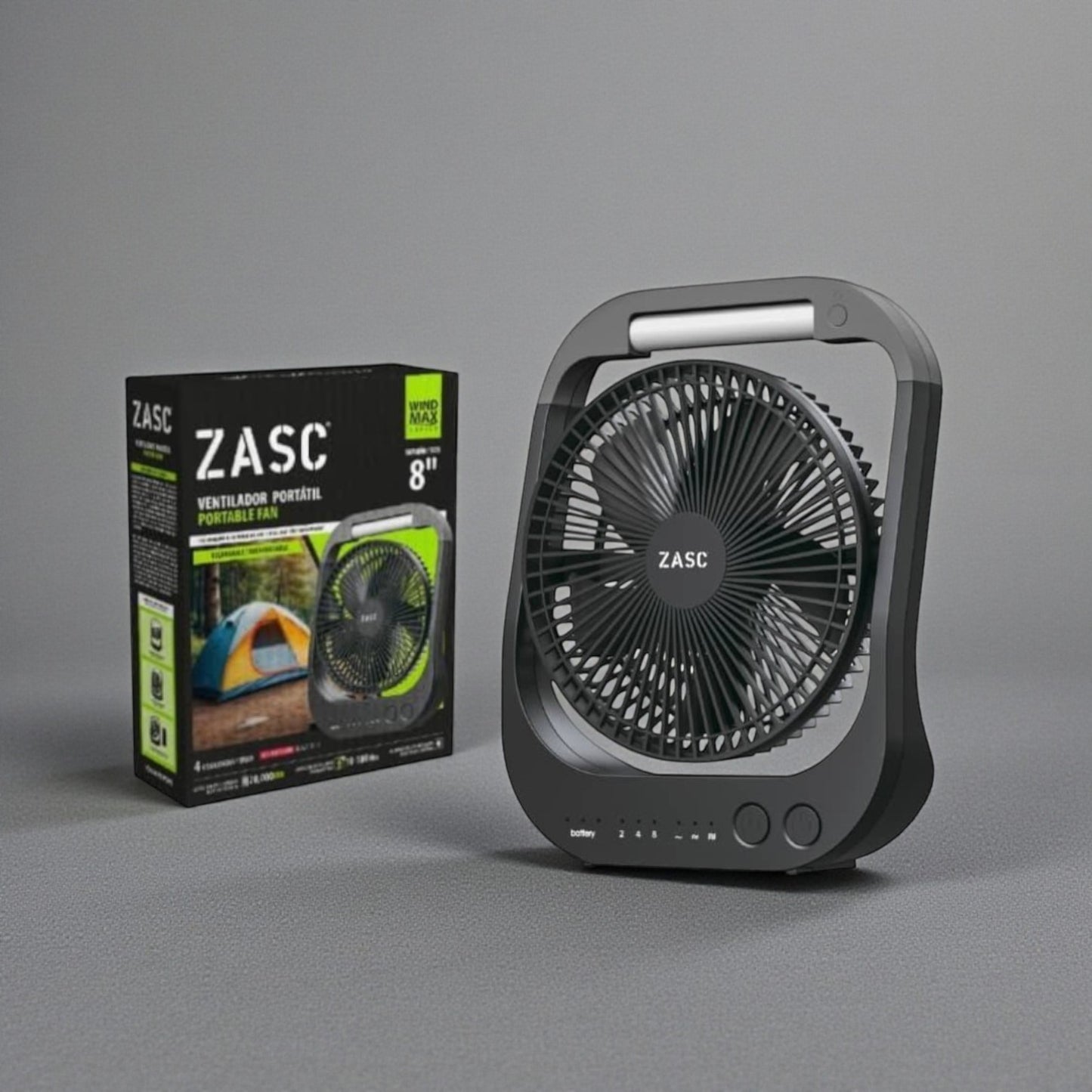 VENTILADOR 8" ZAGS ILUMINACION LED