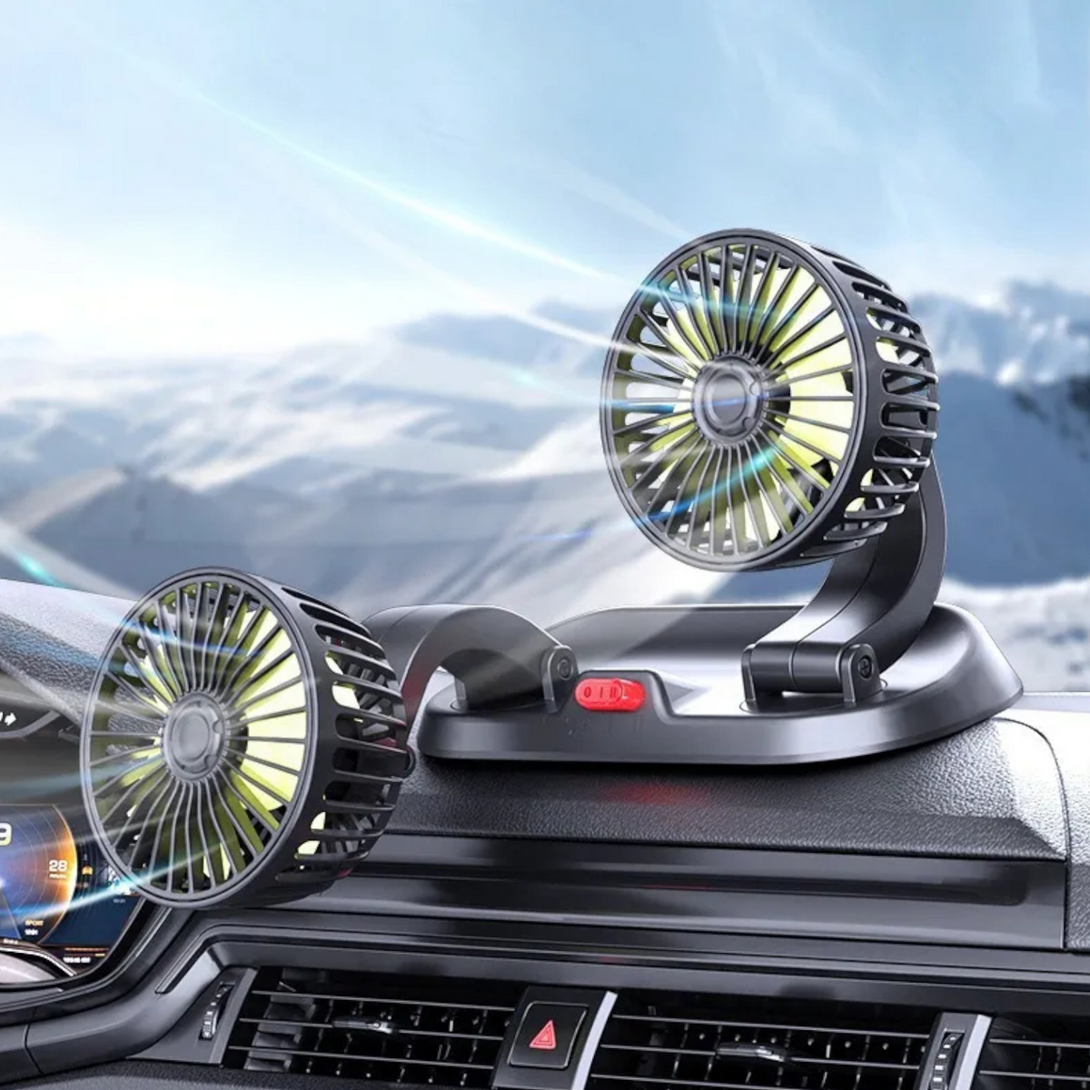 VENTILADOR DE CARRO PLASTICO
