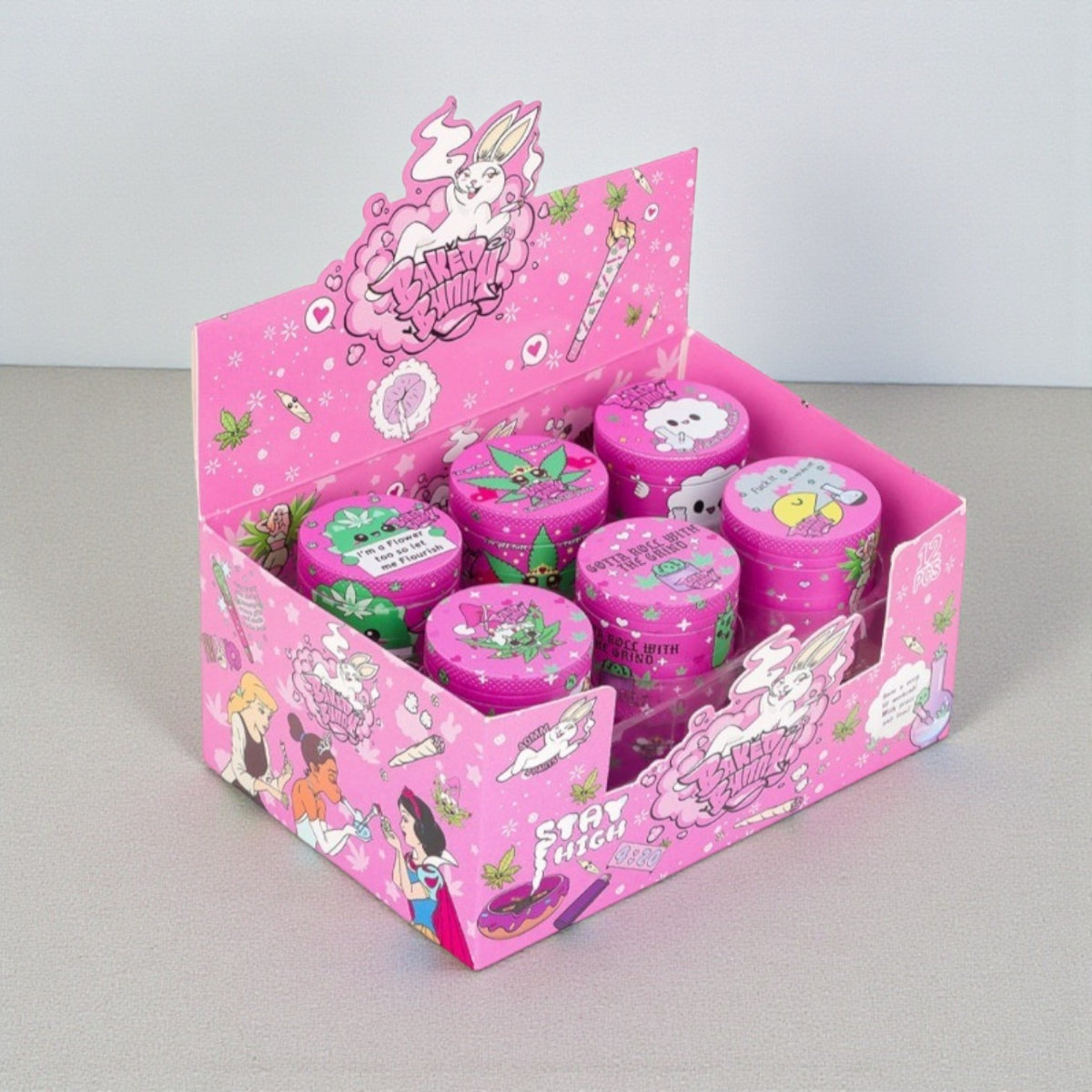 RASCADOR METALICO ROSADO 4PISOS