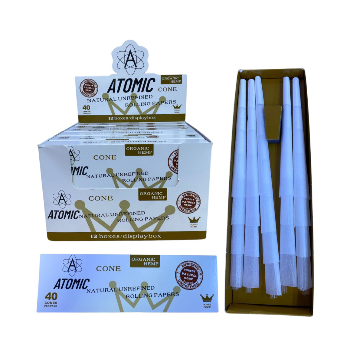 PAPEL CONO HORNET KING SIZE*40CONOS)