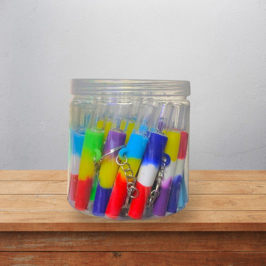 PIPA VIDRIO SILICONA LLAVERO