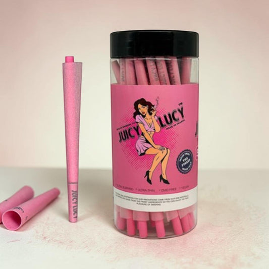 PAPEL CONO JUICY LUCY ROSA (50 CONOS)