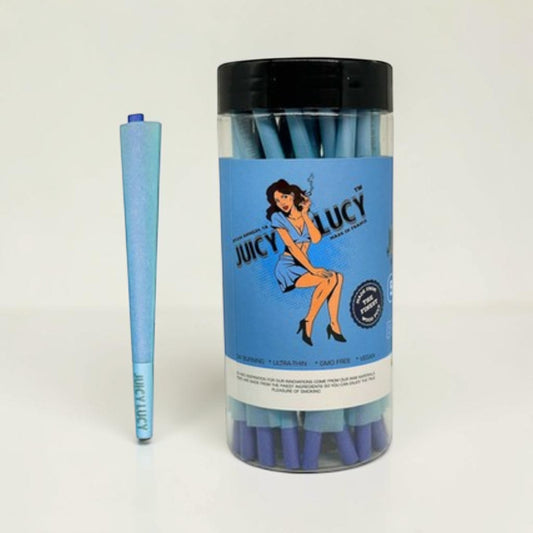 PAPEL CONO JUICY LUCY AZUL(50 CONOS)