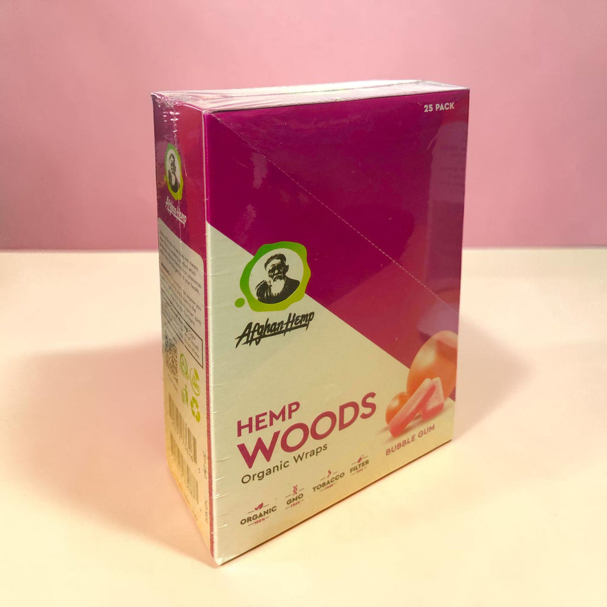 PAPEL BLUNT X2 HEMP WOODS (25) BUBBLE GUM
