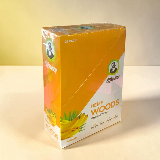 PAPEL BLUNT X2 HEMP WOODS (25) BANANA