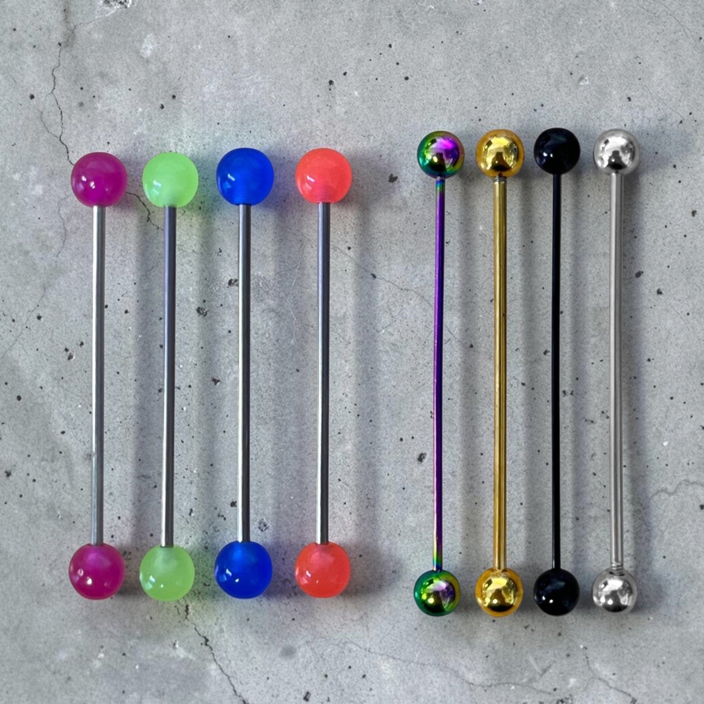 PIERCING INDUSTRIAL METAL Y COLORES