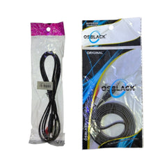 Cable negro enrollado dentro de empaque Osblack Original