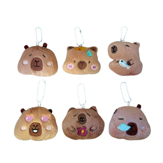LLAVERO PELUCHE CAPIBARA