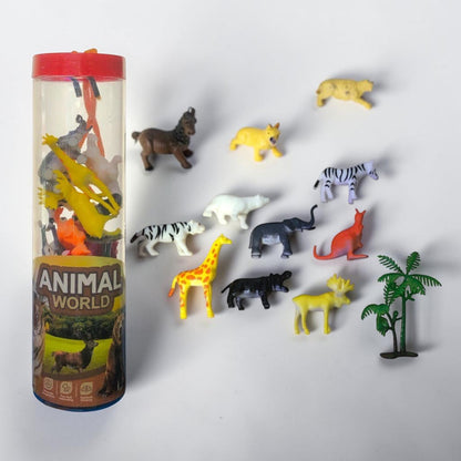 JUGUETE DE ANIMALES SALVAJES PVC (12)