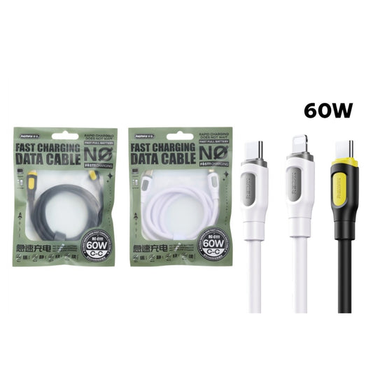 REMAX CABLE CARGA SILICONA 60W