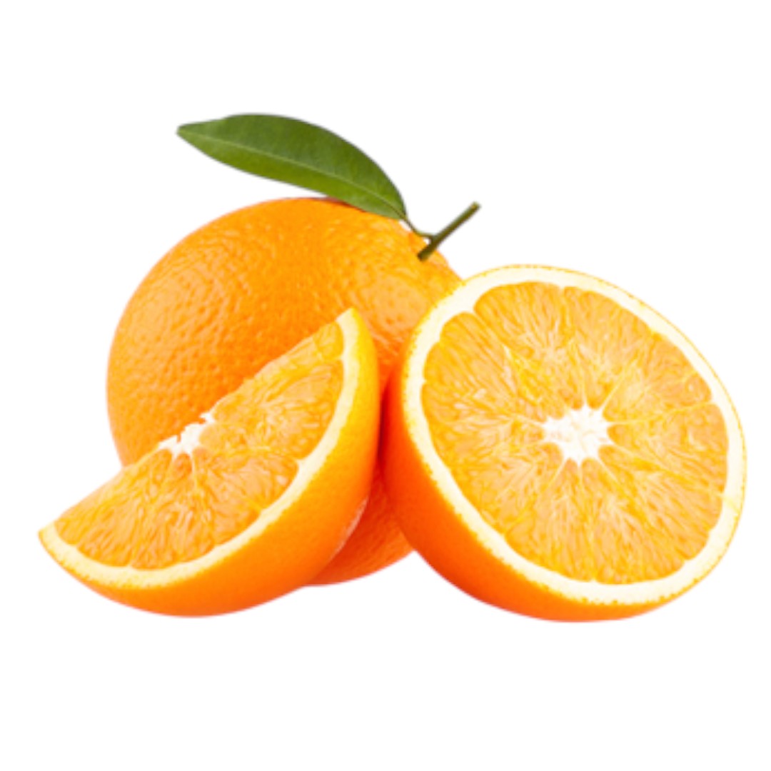 Imagen ilustrativa de naranja para la variante de aceite corporal Sativa